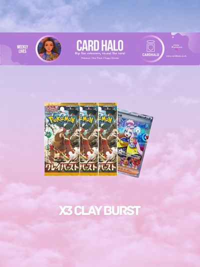 X3 Clay Burst Booster Packs